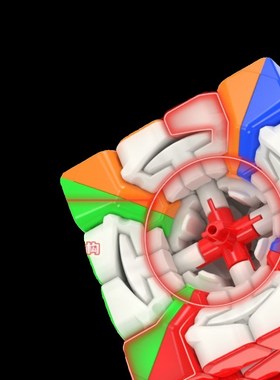 新款VIN四阶耀夜轴磁磁力uv钻面原mgc设计专业速拧比赛专用竞速