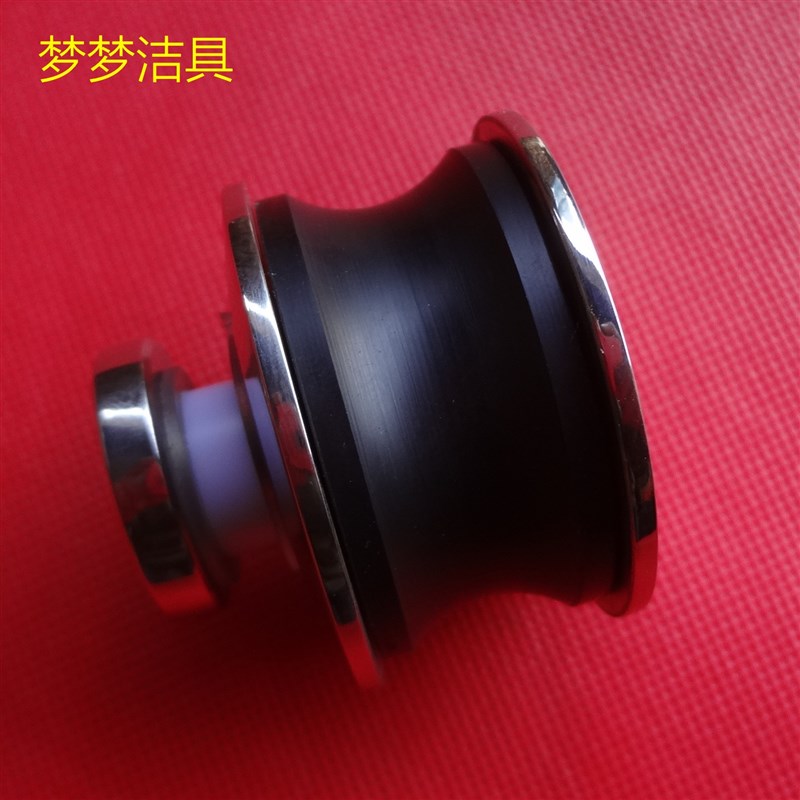 淋浴房滑轮 不锈钢淋浴房滑轮y配件大凹槽滑轮 老式淋浴房配件滚