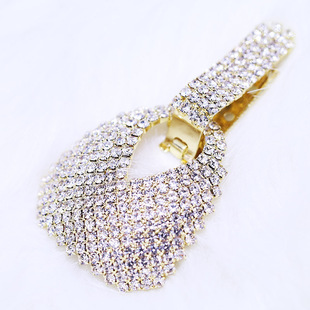 貂皮大衣扣鸭嘴女裘皮扣子大扣高档钻扣水钻对扣钻奢华皮草的纽扣