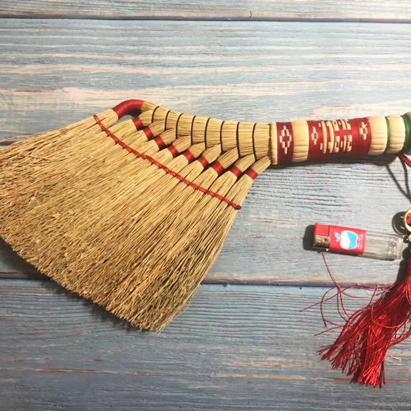 高粱苗扫把床扫神刷子笤帚结婚喜庆老式东北方床刷子苕帚