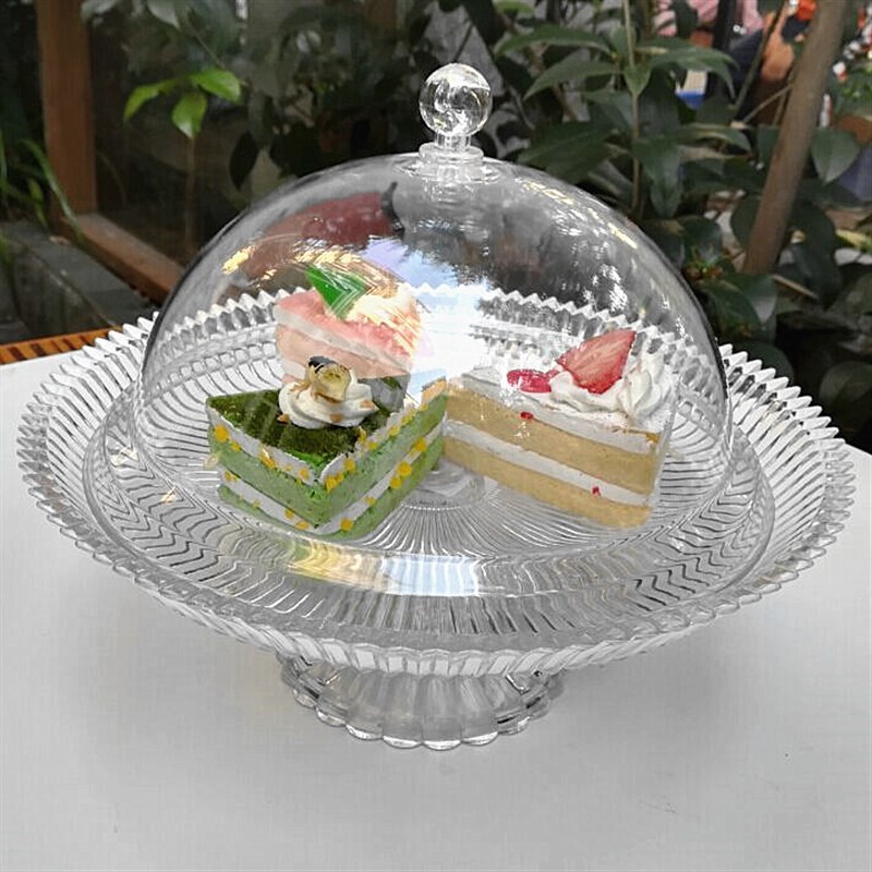 面包盘带盖 超市食物试吃盘带盖 展示盘 塑料果盘