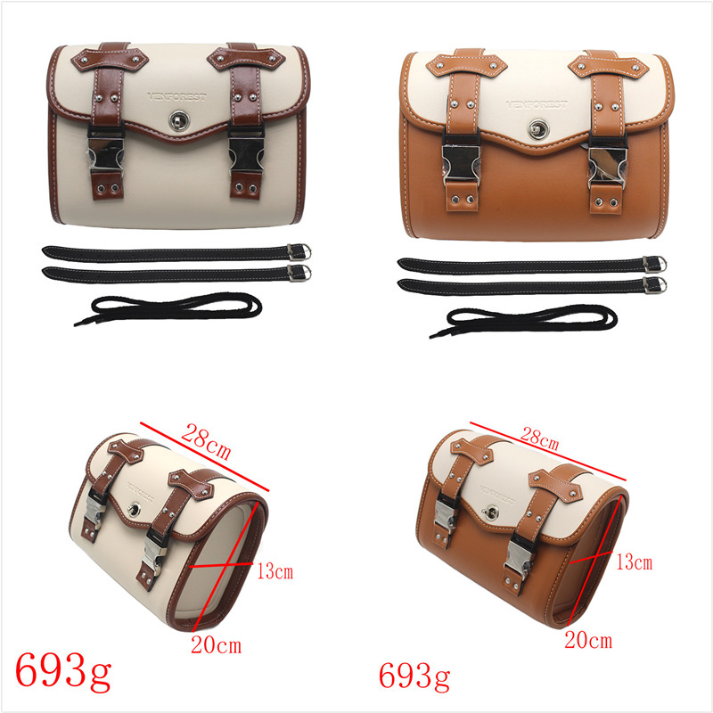 机车电动车改装复古通用车头挂包侧面边包尾部边箱袋工具包防水