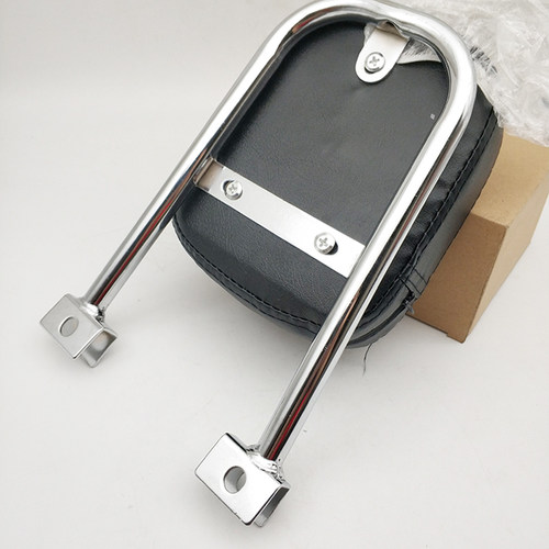 125摩托车靠背改装车通用配件150太子加粗支架加高腰背垫尾箱尾翼