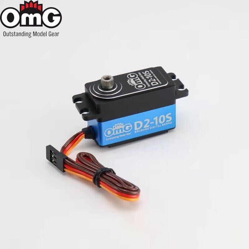 OMG D2 10S 10KG短身数码舵机 金属上中盖外壳rc遥控车漂移平跑车