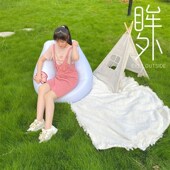 快速打气充气沙发懒人空气床单人音乐节可携式 气垫床垫露营用品