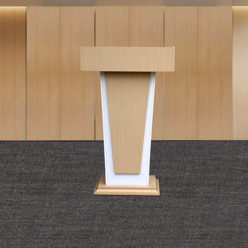 新款简约可移动演讲台发言台酒楼接待台迎宾台会议培训主持讲话台