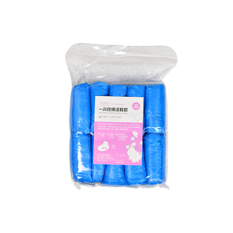 鞋一次性加厚塑料防水家用机房防尘100只室内耐磨防脏脚