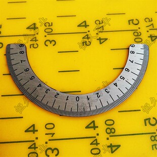 中分半圆刻度盘机械圆形量角器配 D直销恒久万丰