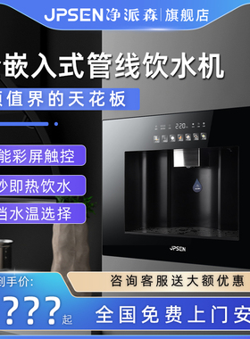 净派森嵌入式管线一体饮水直饮即热净饮新