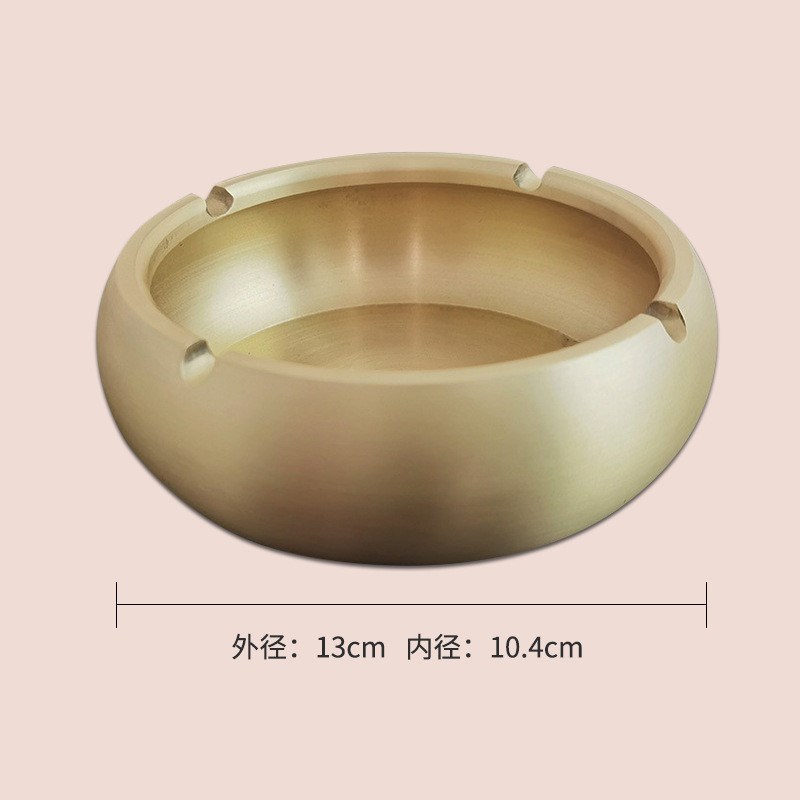 新中式圆形大号烟灰缸网吧烟灰缸烟盅餐厅酒店烟缸客厅办公室摆件