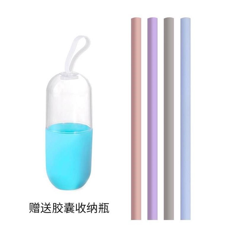 硅胶吸管可拆洗硅胶吸管可拆洗软清洗可重复使用环保大人便携矽胶