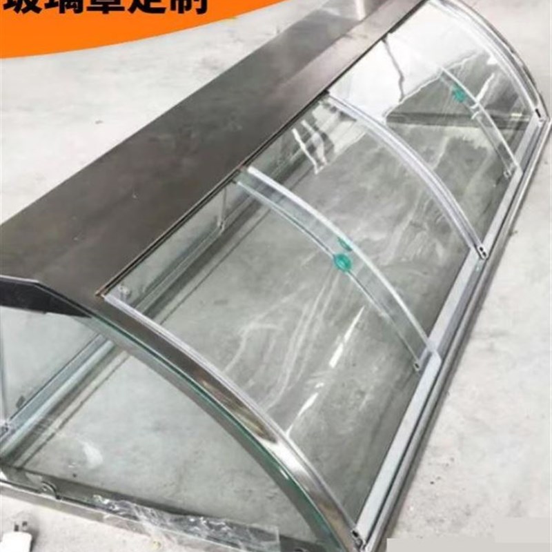 定制蛋糕展示柜玻璃罩凉皮柜y凉菜台保温售饭台熟食柜面点柜玻璃