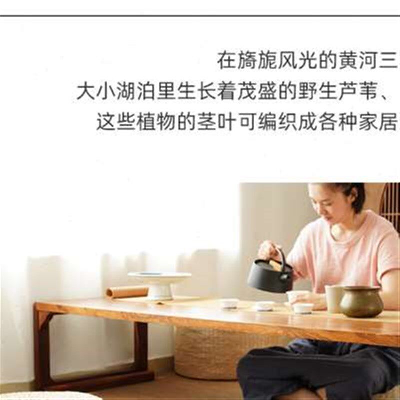 新款草编加厚蒲团坐垫榻榻米草垫子地上打坐垫禅修跪拜垫家用坐墩