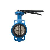 甄选蝶阀2寸3寸4寸6寸8寸D71X 手动碟阀铸铁 16手柄对夹蝶阀对夹式