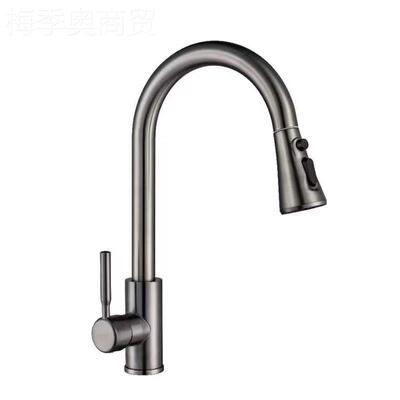 不锈JZW1248钢抽拉菜盆龙头厨房洗缩碗头洗菜盆伸冷热水龙头洗槽