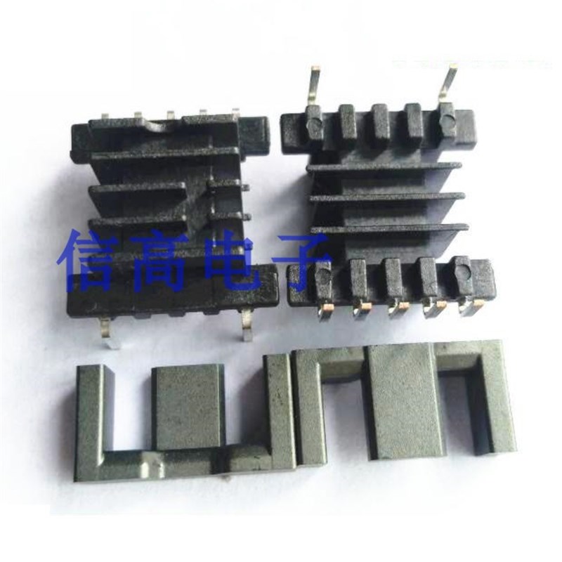 EFD15变压器磁芯骨架 4槽卧式5+2L脚