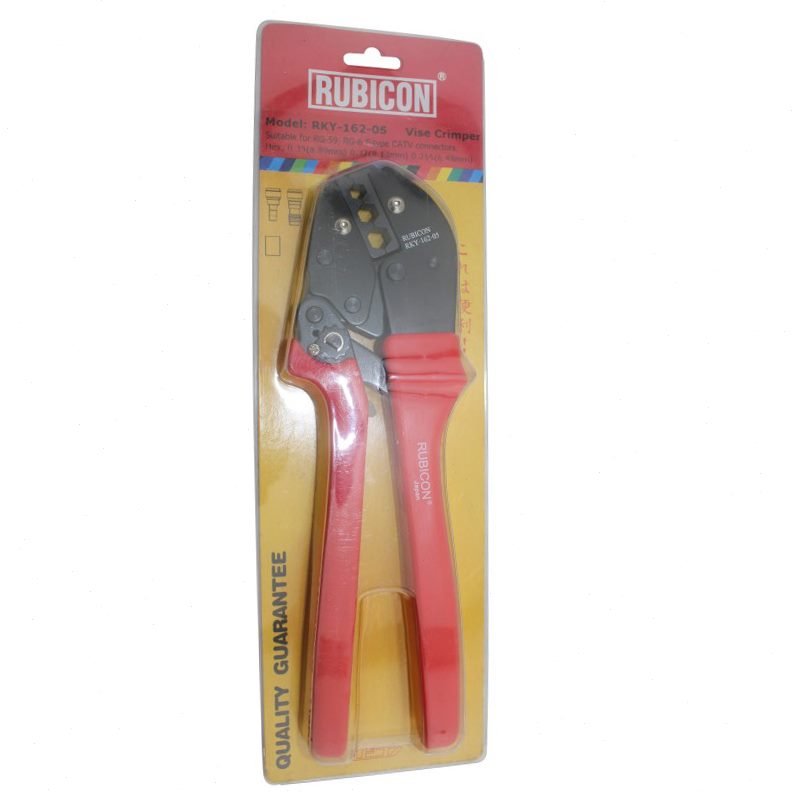 甄选RUBICON/罗宾 RKY-162-05 压线钳 绝缘端子压接钳六角端子压