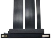 支持所有PCIE设备和 x16显卡延长线16X软排线 甄选90度PCIE 4.0