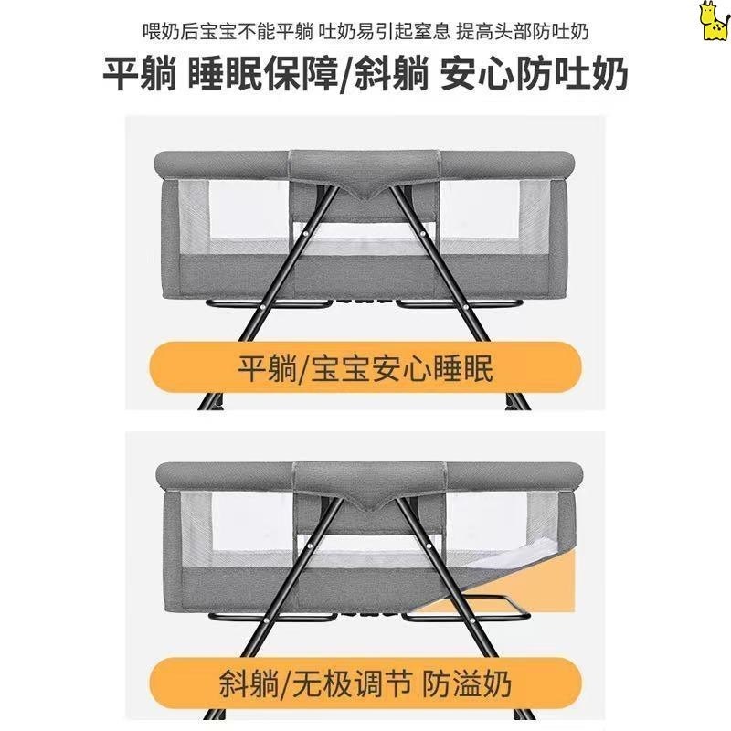 婴儿车床两用婴儿床无甲醛推车简易多功能宝宝新生儿摇篮床可折叠