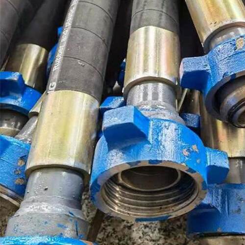 3寸由壬连接耐高压橡胶管35MPa50MPa石油平台水龙带石油钻探胶管