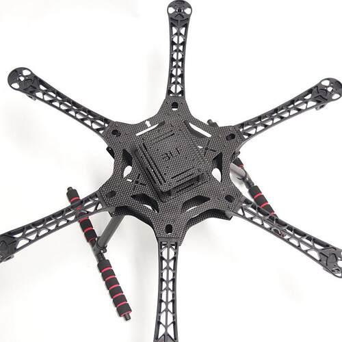 博立方S550 RC六旋翼机机架套件+起落架FPV F550火焰轮升级套件