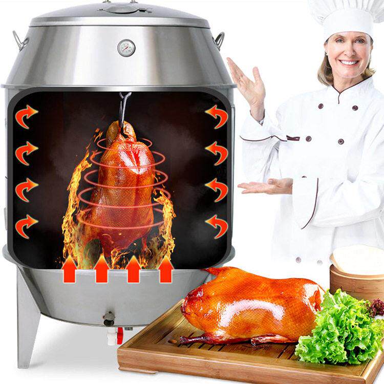 微电脑纯电烤鸭炉 玻璃视窗展示烤鸡鸭鹅烤炉 定时控温不锈钢焖炉