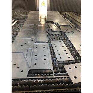 镀锌铁板钢板激光下料碳钢折弯焊接加工预埋板法兰异形件切割定制