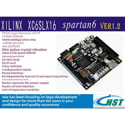XILINX SPARTAN6 XC6SLX16/XC6SLX25 68013USB2.0 FPGA开发板