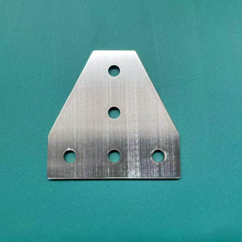 304不锈钢L型T型连接件/20/30/40/45/铝型材配件直角固定片加强筋