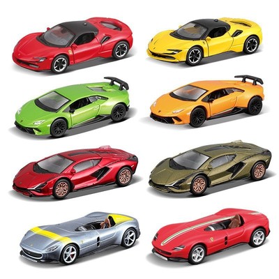 Maisto美驰图1:64汽车模型仿真合金车模法拉利兰博保时捷合金底盘