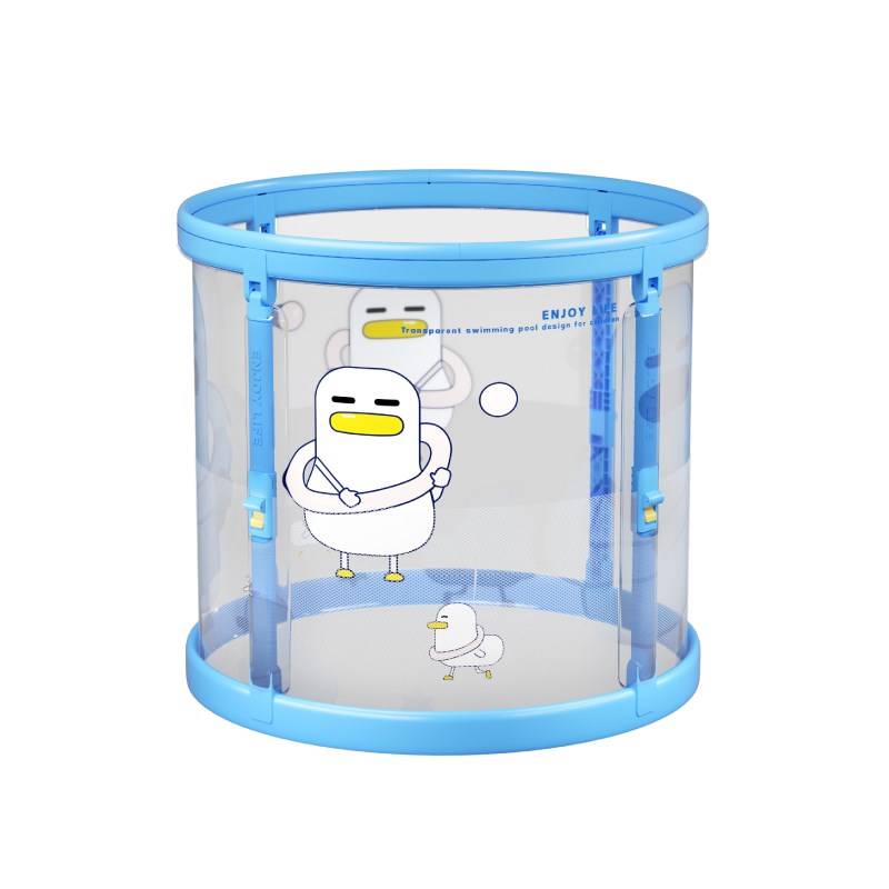 婴儿游泳桶家用可折叠洗澡桶新生儿童小孩游泳池加大厚透明泡澡桶