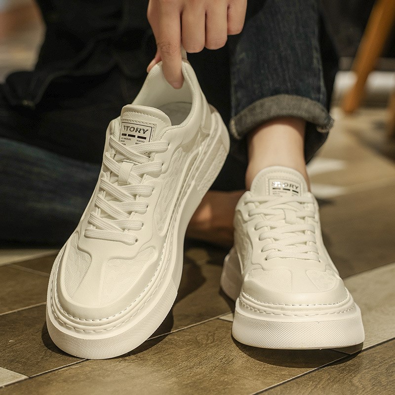 男鞋冬季透气2024新款小白鞋青少年运动休闲潮流鞋男网红爆款板鞋