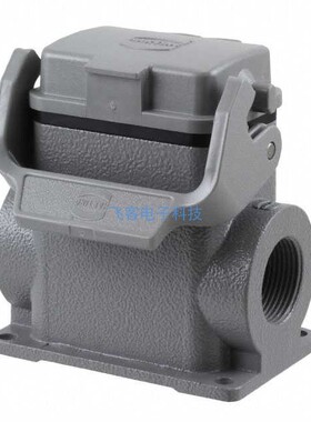 HARTING 哈丁重载连接器 19300060296 航空插头 6芯外壳6针底座