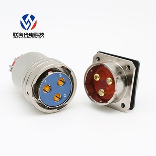 2003TK2P1圆形连接器航空3芯插头 2003ZJ10 座 Y50DX Y50DX系列