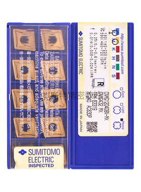 日本住友数控刀片 CNMG120408N-MX AC830P 加工钢件