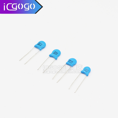 直插高压瓷片电容 1000V 1KV 331 332 333 470 471 561 681 PF NF