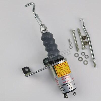 12V/24V柴油发动机断油电磁阀SA-3765-12熄火器SA-3765-24电磁铁