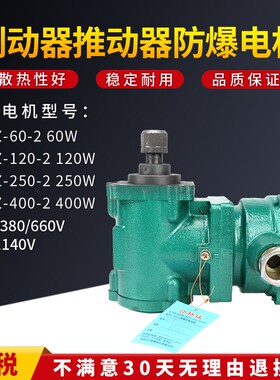 电力液压推动器电机隔爆防爆电机YBOZ202140W250瓦鼓式制动器电机