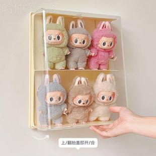 壁挂blabuu展示盒子示亚克力泡泡玛架特拉布布GDN毛绒娃娃盲盒展