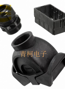 HARTING重载连接器 19411100722  CONN HOOD CPLNG BOTTOM SZ10B