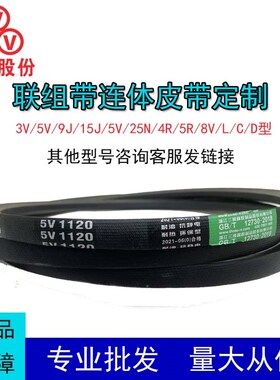 三角带9J/15J/25N/4R/5R/8V/3HC/2HB/4HB/HD型联组带连体皮带定制