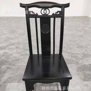 木餐椅家用椅约6058子凳子书桌椅靠简背椅餐桌椅木椅餐厅实酒店饭