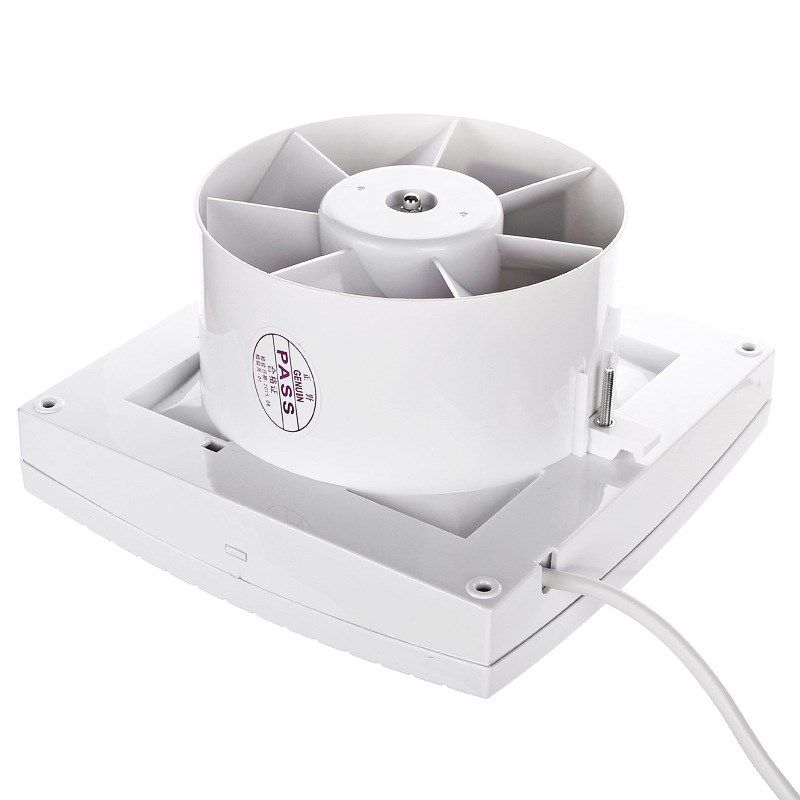 正野4寸圆形橱窗排气扇卫生间厕所玻璃墙壁换气扇APC10E