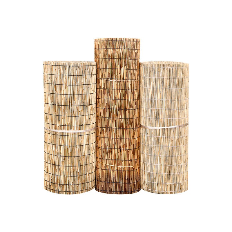 大卷芦苇帘子竹帘草帘装修装饰窗帘隔断吊顶墙饰茶室饭店复古中式