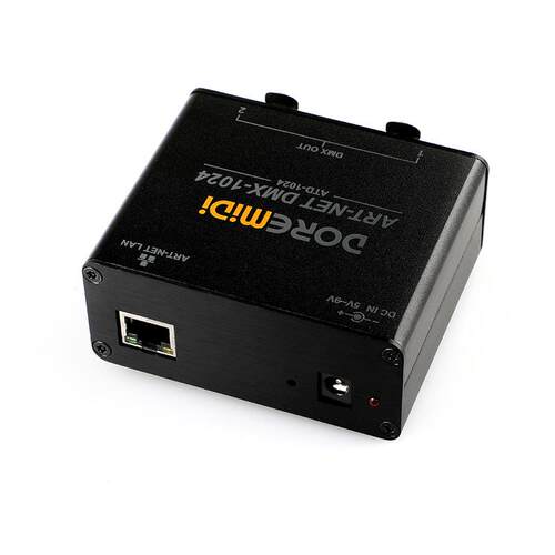 DOREMiDi ArtNet DMX1024双向DMX512*2网络舞台灯光控制器ATD1024