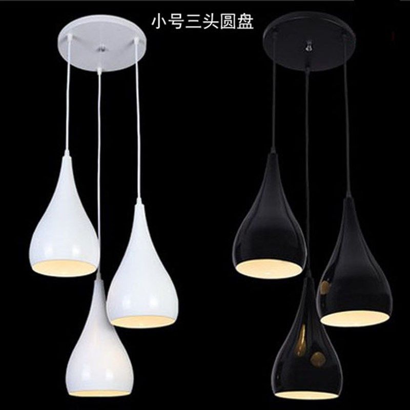 现代简约铝材餐厅吊灯三头圆形创意葫芦过道吧台吊灯单头厂家