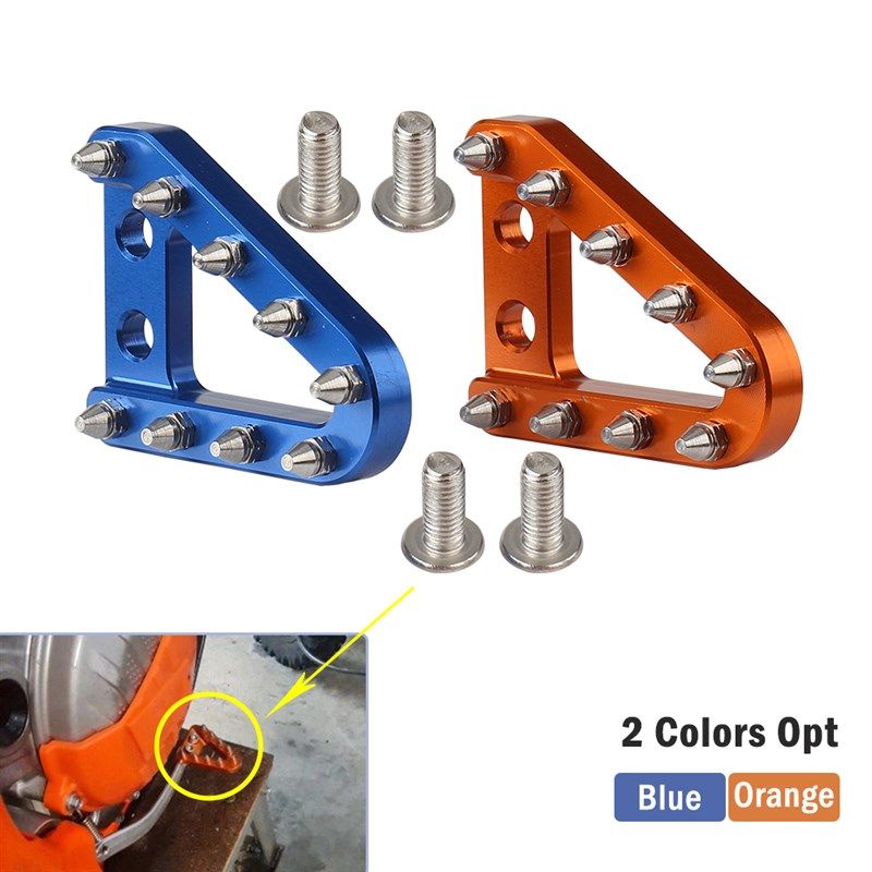 适用KTM胡斯瓦纳EXC越野摩托车后刹车臂踏板头刹车杆改装