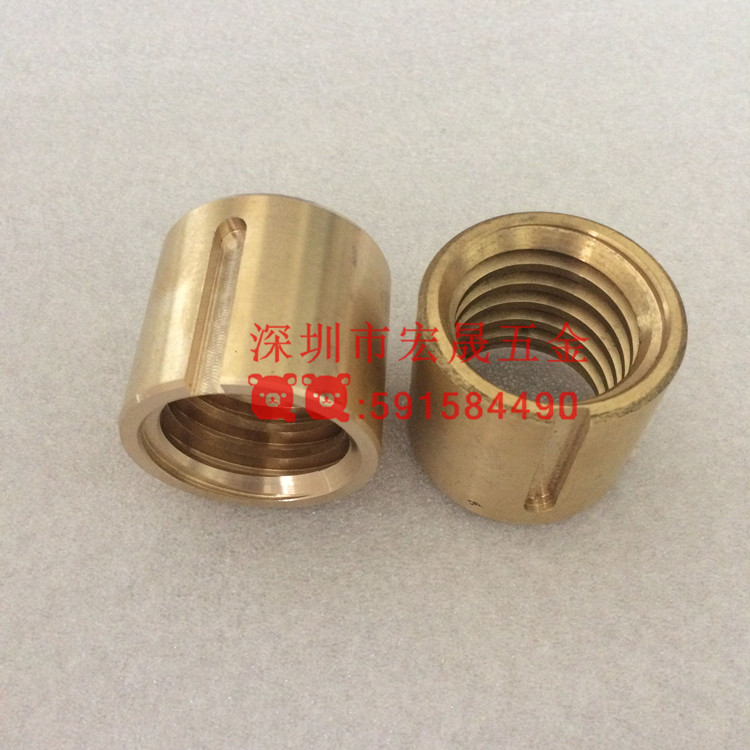 铣床X轴Y轴Z轴丝杆铜螺母 炮塔铣床配件3号机4号机铣床丝杆铜套