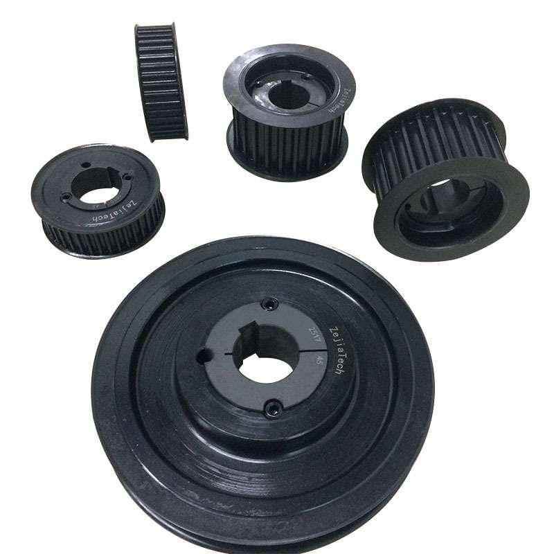 AZEJIA艾泽嘉铝合金电机5mXLHTD耐磨铸铁同步带轮船用风机