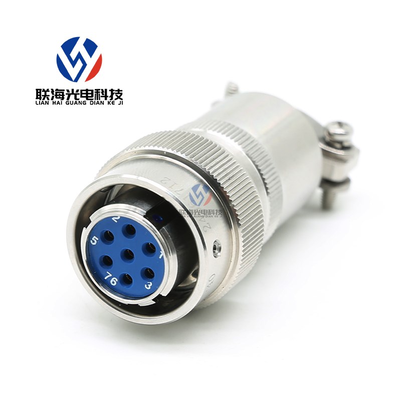 YMG系列YMG20T7K1P40+AP40/20N7Z1D40圆形电连接器7芯航空插头座